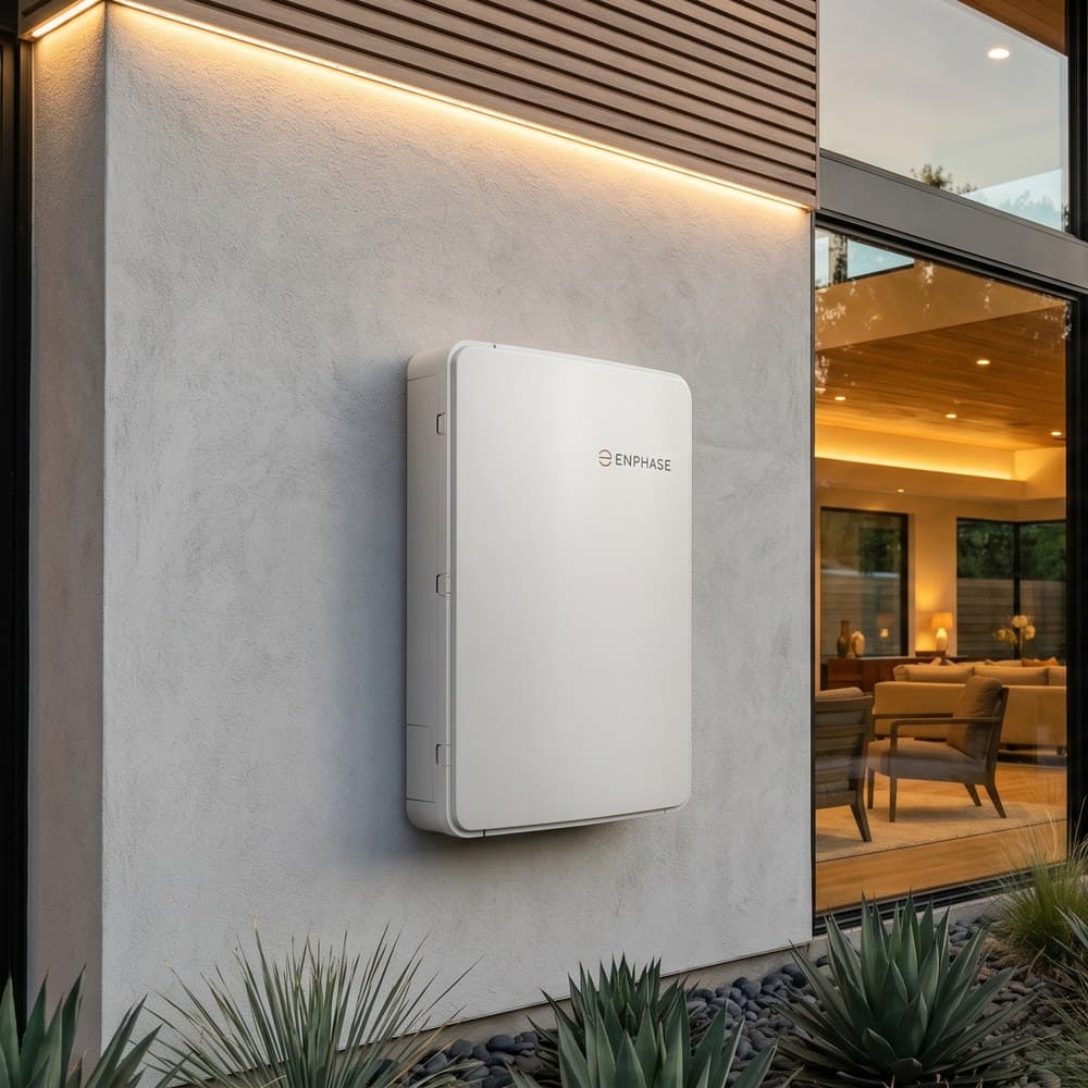 Enphase IQ Battery 10C home battery installed on a Southern California home
