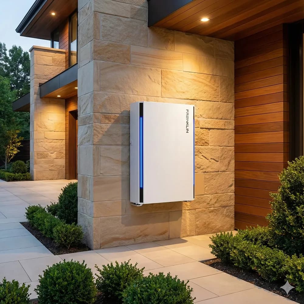 FranklinWH aPower 2 home battery installed on a Southern California home