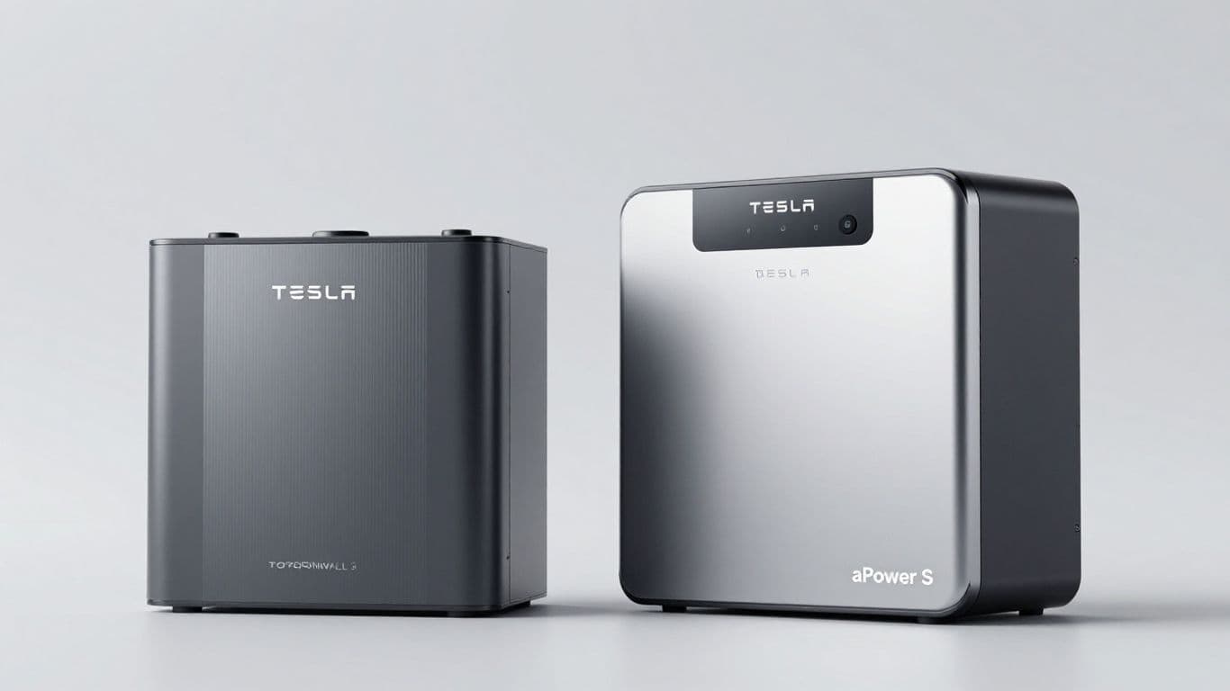 Tesla Powerwall 3 and Franklin aPower S home batteries